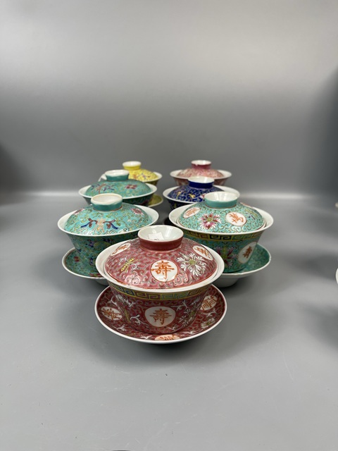 古玩陶瓷民國(guó)西畔蓮紋式三才茶蓋碗拍賣,當(dāng)前價(jià)格1580元