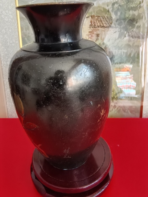 古玩陶瓷花卉紋瓶拍賣,當(dāng)前價(jià)格600元