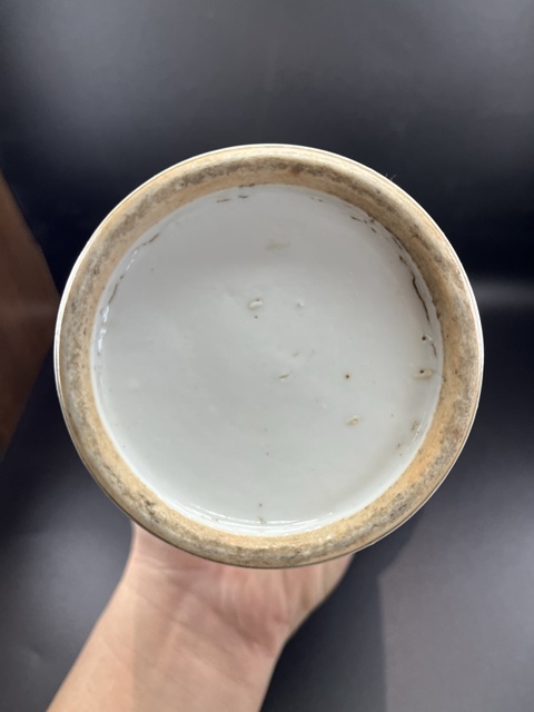 古玩陶瓷粉彩仕女人物尺瓶拍賣，當前價格5500元