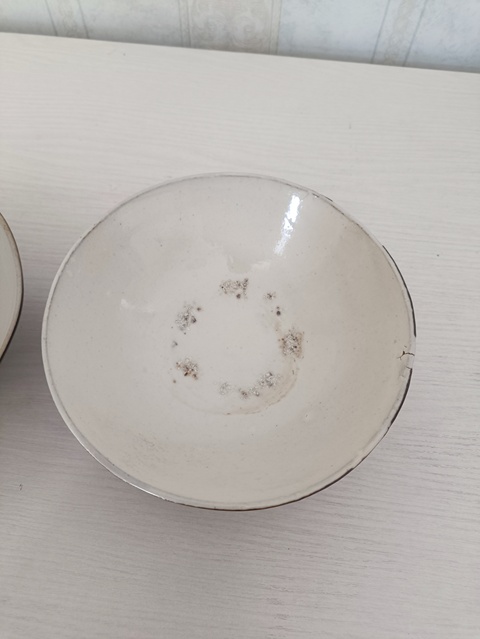 古玩陶瓷元末明初磁州窯淄素碗拍賣,當前價格68元