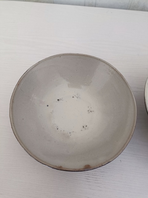 古玩陶瓷元末明初磁州窯淄素碗拍賣,當前價格68元