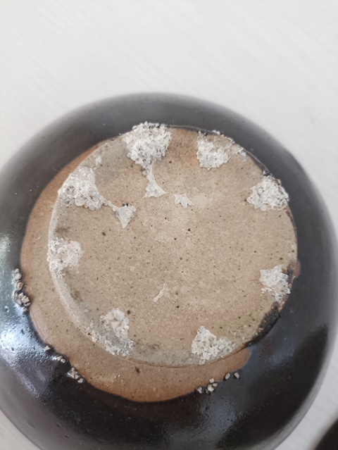 古玩陶瓷元末明初磁州窯淄素碗拍賣,當前價格68元