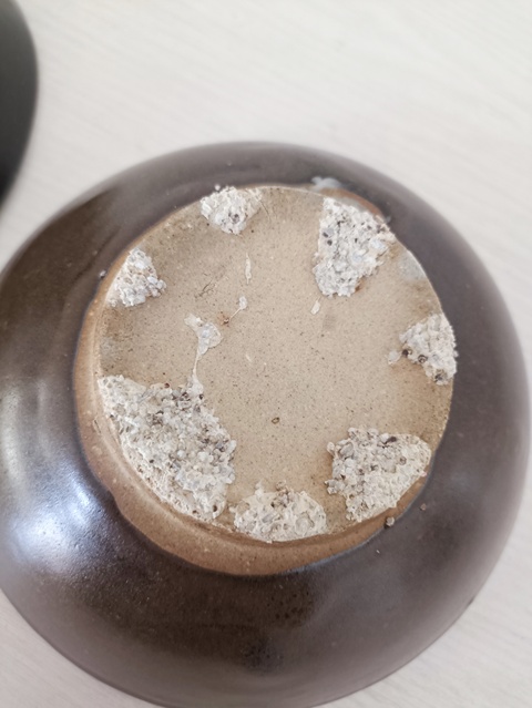 古玩陶瓷元末明初磁州窯淄素碗拍賣,當前價格68元