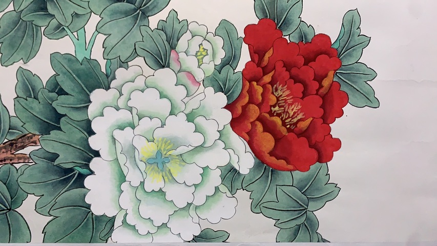 古玩字畫陳景芝花開富貴拍賣，當(dāng)前價(jià)格1000元