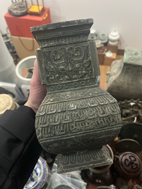 古玩雜項清代銅瓶拍賣，當前價格399元