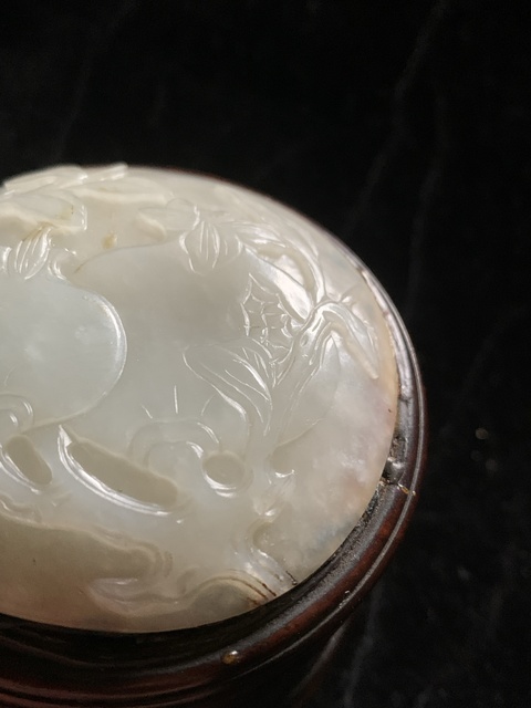 古玩雜項(xiàng)清代和田玉榴開百子三層首飾盒拍賣,當(dāng)前價(jià)格30000元