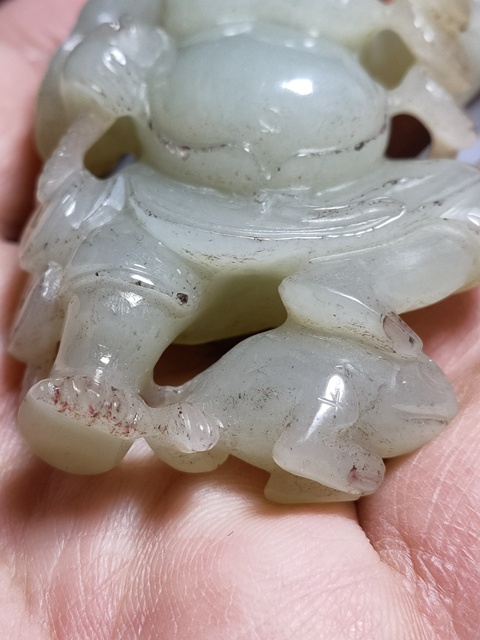 古玩玉器和田玉雕“劉海戲金蟾”拍賣,當前價格6500元