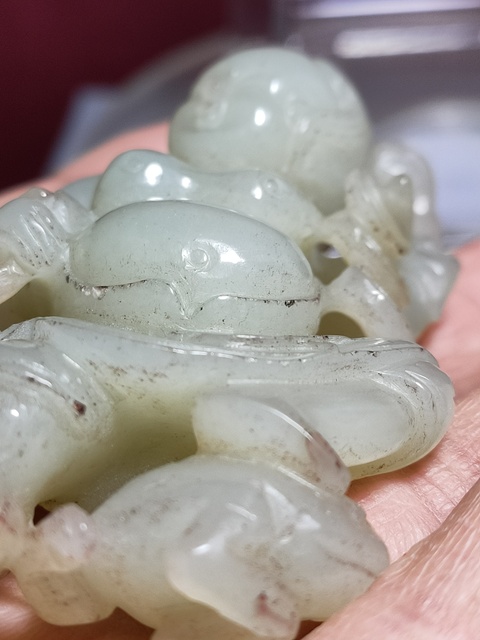 古玩玉器和田玉雕“劉海戲金蟾”拍賣,當前價格6500元