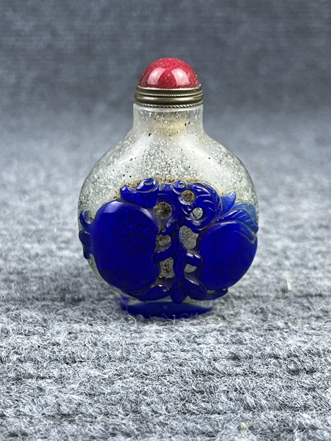 古玩玉器料器鼻煙壺拍賣，當(dāng)前價格999元