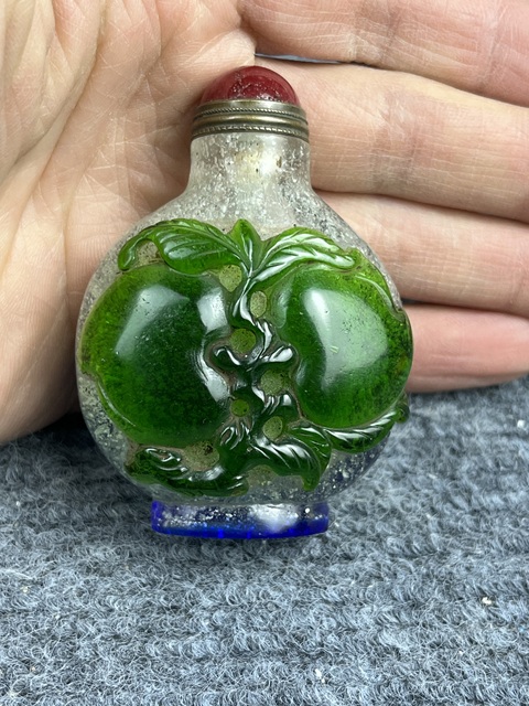 古玩玉器料器鼻煙壺拍賣，當(dāng)前價格999元