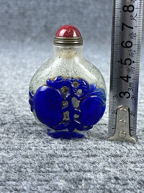 古玩玉器料器鼻煙壺拍賣，當(dāng)前價格999元