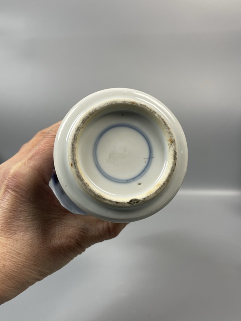 古玩陶瓷光緒三國人物紋青花觀音尊拍賣,當前價格13800元