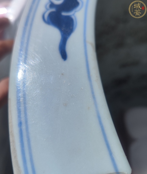 古玩陶瓷青花趕珠龍紋畫缸拍賣，當前價格3500元