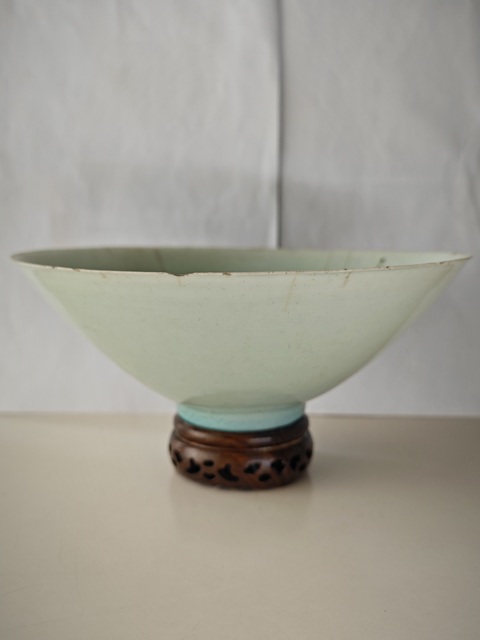 古玩陶瓷南宋湖田窯影青釉娃娃碗拍賣，當前價格7654元