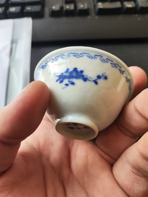 古玩陶瓷青花杯拍賣,當前價格1600元