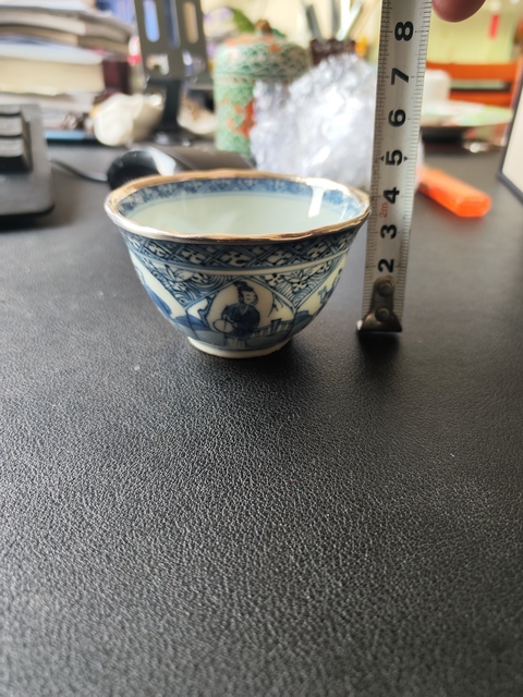古玩陶瓷青花杯拍賣,當前價格2600元