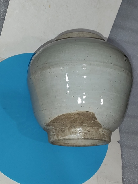 古玩陶瓷龍泉窯系青瓷罐拍賣,當前價格880元
