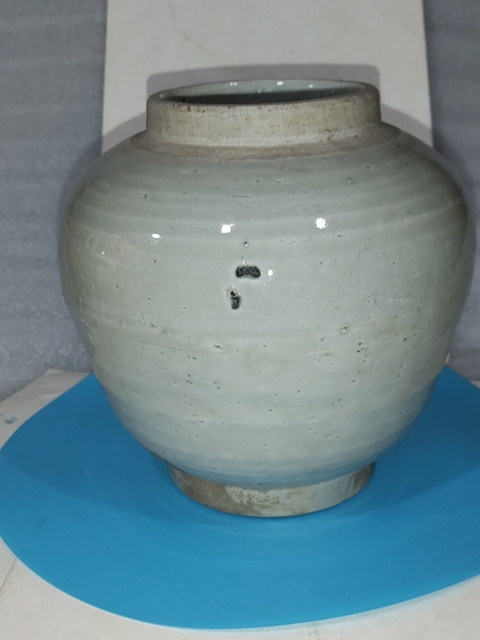 古玩陶瓷龍泉窯系青瓷罐拍賣,當前價格880元