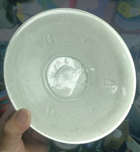 古玩陶瓷精美南宋青白釉刻花斗笠碗拍賣，當前價格999元