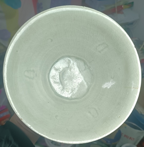 古玩陶瓷精美南宋青白釉刻花斗笠碗拍賣，當前價格999元