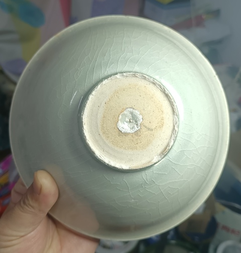古玩陶瓷精美南宋青白釉刻花斗笠碗拍賣，當前價格999元