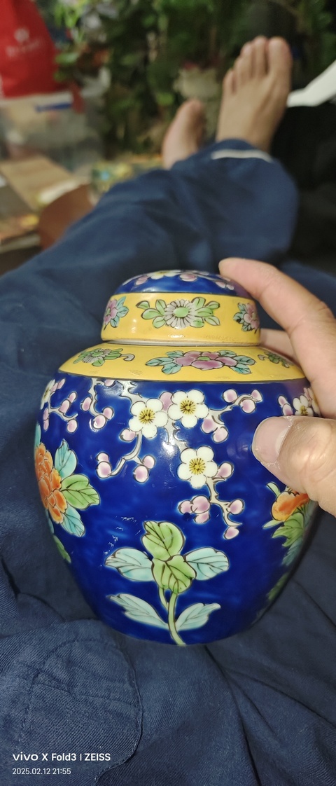 古玩陶瓷民國藍料團龍碗拍賣，當前價格600元