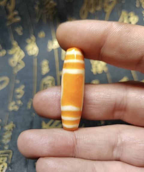 古玩玉器清代天珠拍賣，當前價格999元