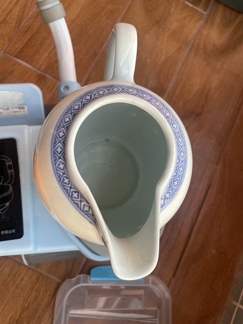 古玩陶瓷玲瓏瓷青花執壺拍賣，當前價格1000元