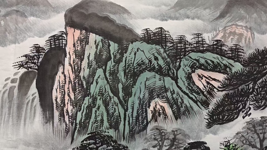 古玩字畫(huà)田博濤源遠(yuǎn)流長(zhǎng)拍賣,當(dāng)前價(jià)格1500元
