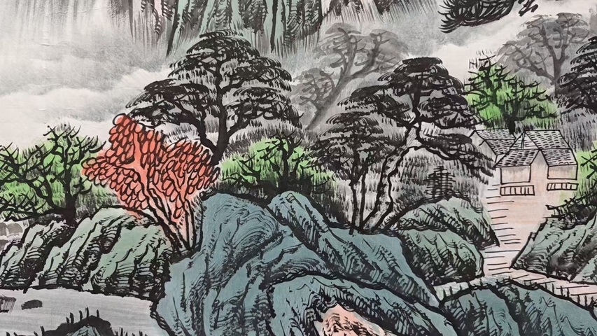 古玩字畫(huà)田博濤源遠(yuǎn)流長(zhǎng)拍賣,當(dāng)前價(jià)格1500元
