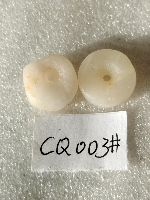 古玩玉器高古珠2顆拍賣,當前價格88元