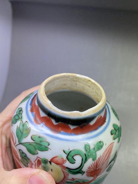 古玩陶瓷順康五彩罐(一把抓)拍賣,當前價格6500元