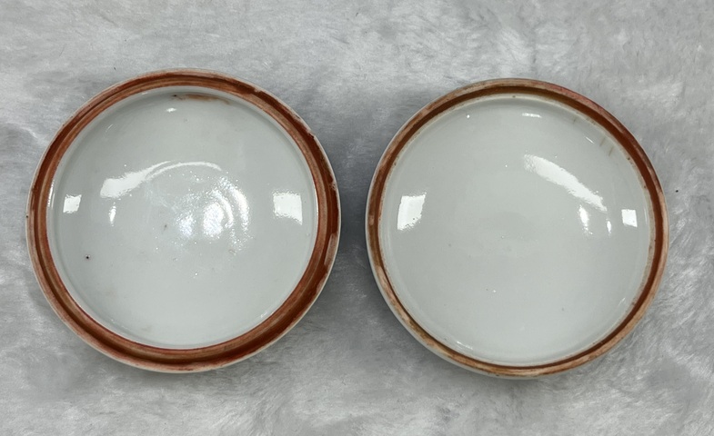 古玩陶瓷青花人物印盒拍賣，當前價格4000元