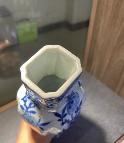 古玩陶瓷清康熙青花三多紋瓶拍賣,當(dāng)前價(jià)格29800元