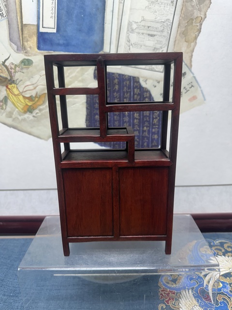 古玩陶瓷創(chuàng)匯紅木博古架 非常精細拍賣，當前價格289元