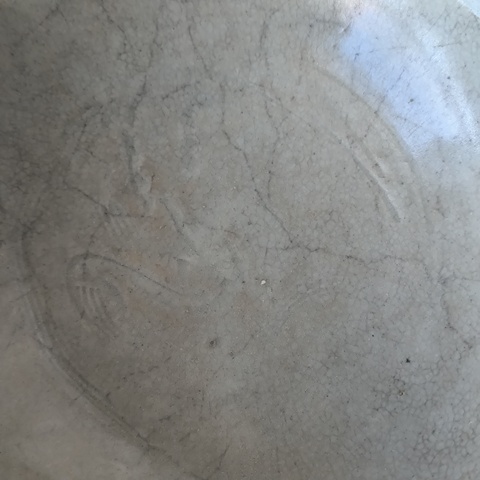 古玩陶瓷青白釉刻仰蓮紋碗拍賣，當前價格480元