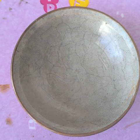 古玩陶瓷青白釉刻仰蓮紋碗拍賣，當前價格480元