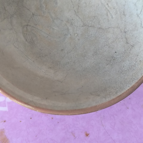 古玩陶瓷青白釉刻仰蓮紋碗拍賣，當前價格480元