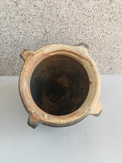 古玩陶瓷晚明四系尖底罐拍賣,當前價格850元