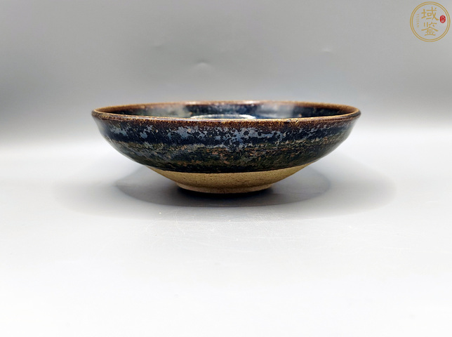 古玩陶瓷元代黑釉窯變釉碗拍賣，當(dāng)前價(jià)格5000元