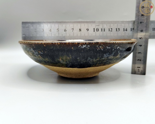 古玩陶瓷元代黑釉窯變釉碗拍賣，當(dāng)前價(jià)格5000元