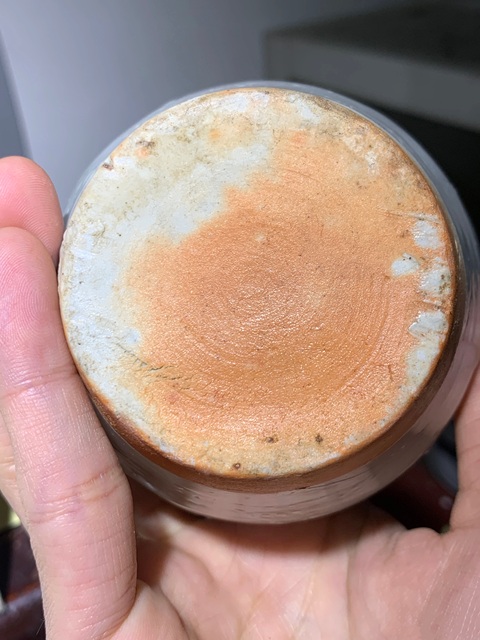 古玩陶瓷明末清初白釉蓮子罐拍賣,當前價格650元