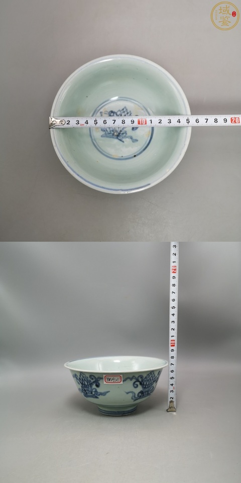 古玩陶瓷青花花卉紋碗拍賣，當前價格666元
