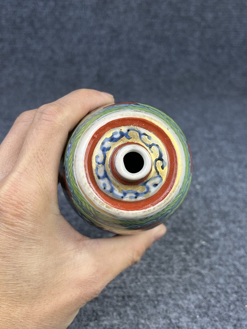 古玩陶瓷康熙青花加彩香水瓶拍賣,當(dāng)前價(jià)格5588元