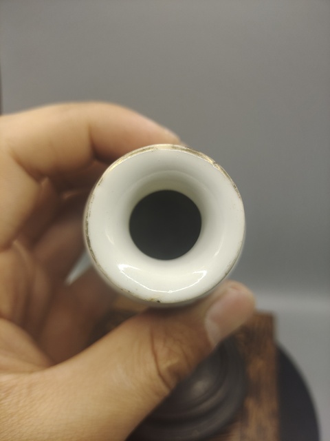 古玩陶瓷清同治精品?粉彩天官賜福小棒槌瓶拍賣,當前價格2500元