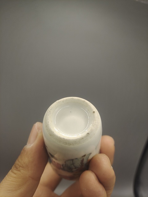 古玩陶瓷清同治精品?粉彩天官賜福小棒槌瓶拍賣,當前價格2500元