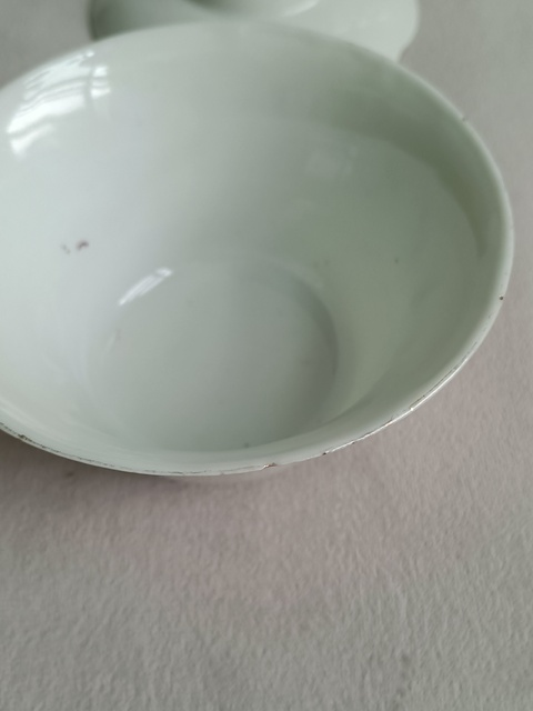 古玩陶瓷胭脂紅彩山水紋蓋碗拍賣,當(dāng)前價格688元