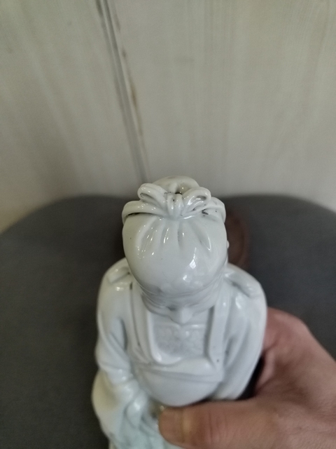 古玩陶瓷民國文昌帝君塑像拍賣，當(dāng)前價格1180元