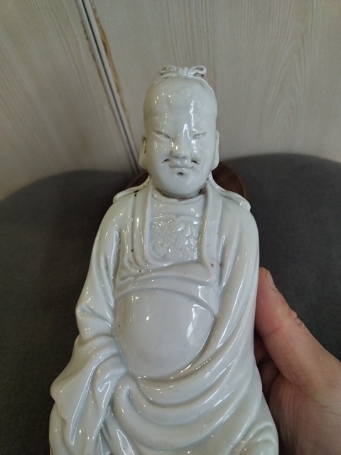 古玩陶瓷民國文昌帝君塑像拍賣，當(dāng)前價格1180元