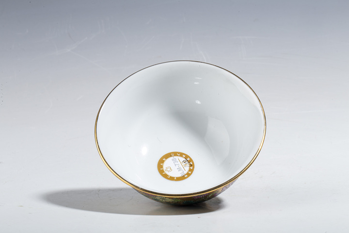 古玩陶瓷創(chuàng)匯?金地粉彩百花不落小碗(一對(duì))拍賣,當(dāng)前價(jià)格3500元